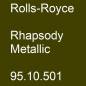 Preview: Rolls-Royce, Rhapsody Metallic, 95.10.501.